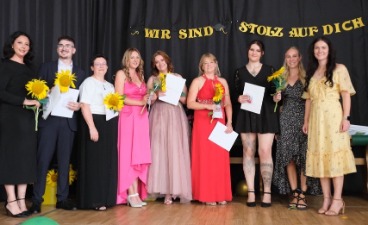 Gruppenfoto Abschlussjahrgang 2026 bfz Pflegeschule KG